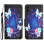 Custodia portafoglio in pelle per iPhone X con supporto