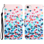 Custodia portafoglio in pelle per iPhone 7 e 8