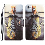 Custodia portafoglio in pelle per iPhone 7 e 8