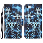 Custodia portafoglio in pelle per iPhone 7 e 8