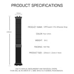 Cinturino in acciaio milanese per OPPO Watch 3 Pro