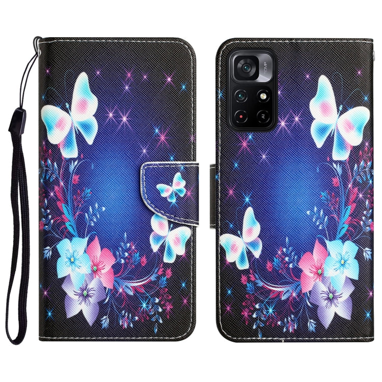 Custodia in pelle con disegno colorato per Xiaomi Poco M4 Pro 5G