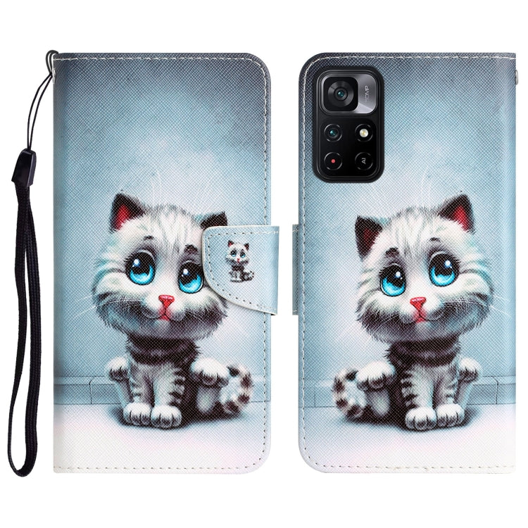 Custodia in pelle con disegno colorato per Xiaomi Poco M4 Pro 5G