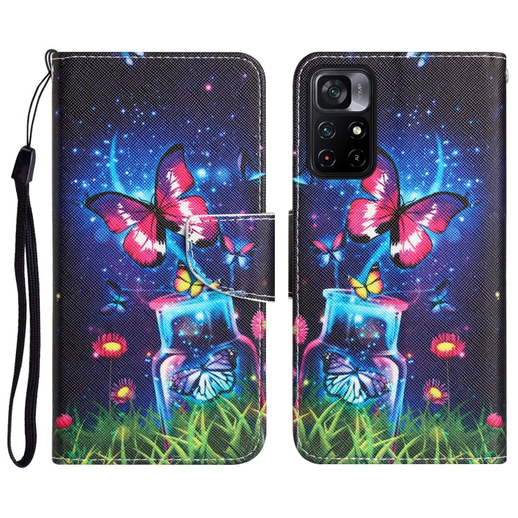 Custodia in pelle con disegno colorato per Xiaomi Poco M4 Pro 5G