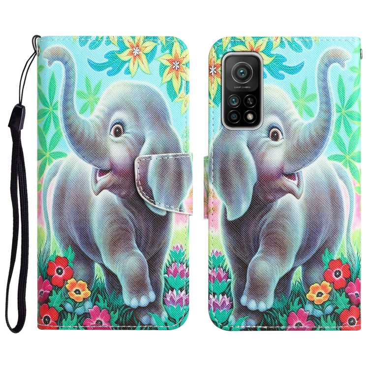 Custodia in pelle con disegno colorato per Xiaomi Mi 10T 5G