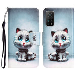 Custodia in pelle con disegno colorato per Xiaomi Mi 10T 5G