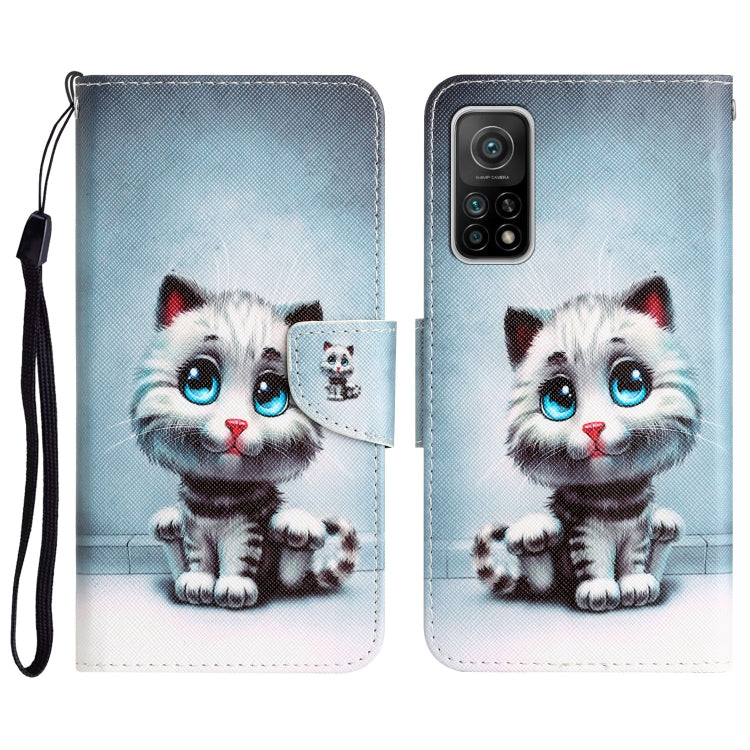 Custodia in pelle con disegno colorato per Xiaomi Mi 10T 5G