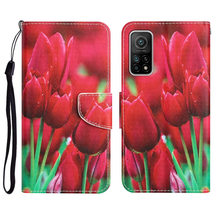 Custodia in pelle con disegno colorato per Xiaomi Mi 10T 5G
