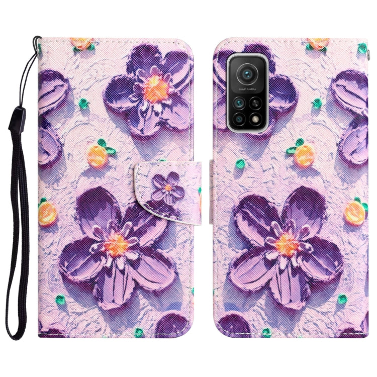 Custodia in pelle con disegno colorato per Xiaomi Mi 10T 5G