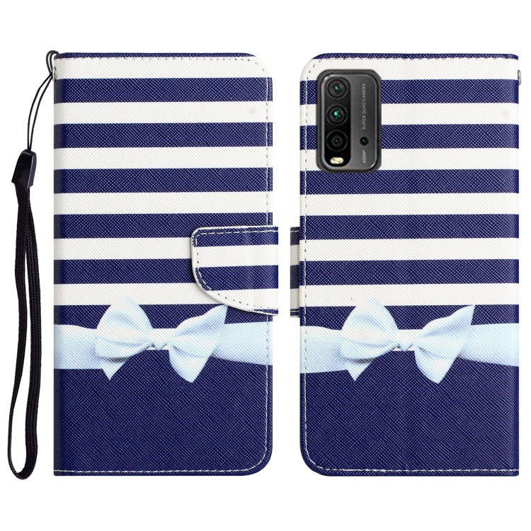 Custodia in pelle con disegno colorato per Xiaomi Redmi 9T