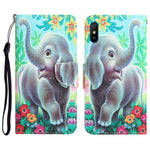 Custodia in pelle con disegno colorato per Xiaomi Redmi 9A