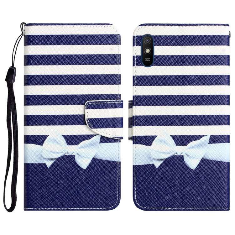 Custodia in pelle con disegno colorato per Xiaomi Redmi 9A