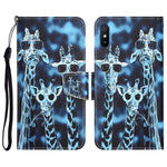 Custodia in pelle con disegno colorato per Xiaomi Redmi 9A