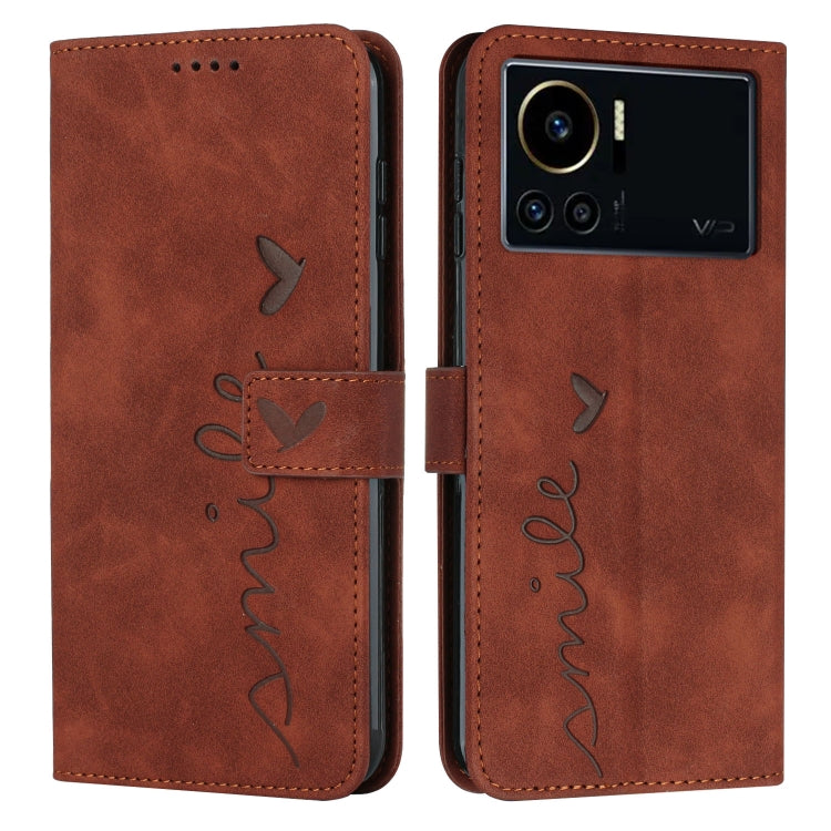 Custodia in pelle con motivo a cuore per Infinix Note 12 VIP, Note 12/12 Pro