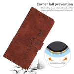 Custodia in pelle con motivo a cuore per Infinix Note 12 VIP, Note 12/12 Pro