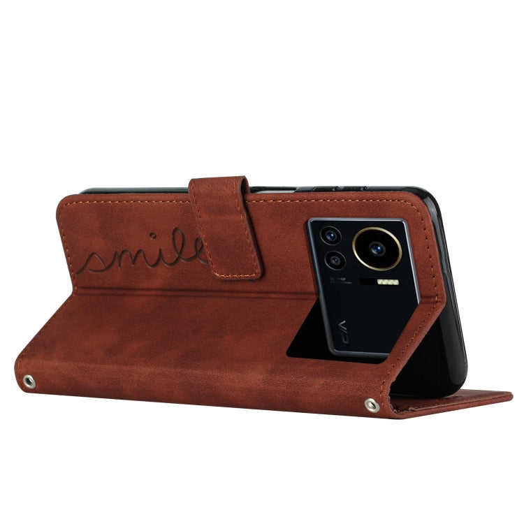 Custodia in pelle con motivo a cuore per Infinix Note 12 VIP, Note 12/12 Pro