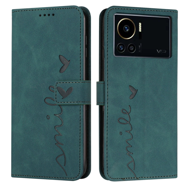 Custodia in pelle con motivo a cuore per Infinix Note 12 VIP, Note 12/12 Pro