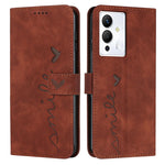 Custodia in pelle con motivo a cuore per Infinix Note 12 VIP, Note 12/12 Pro