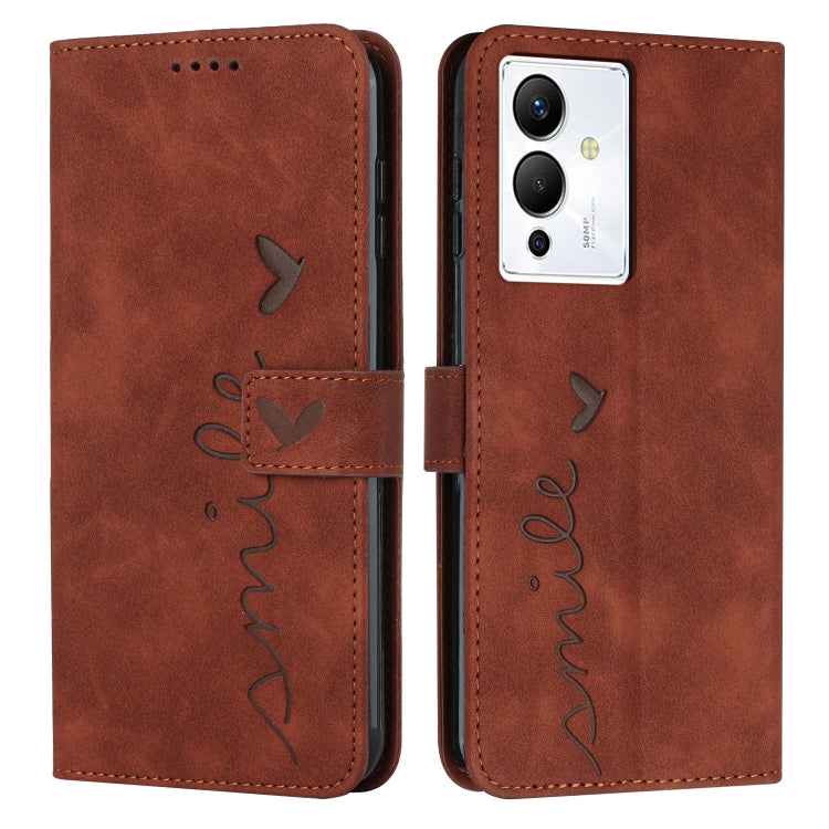 Custodia in pelle con motivo a cuore per Infinix Note 12 VIP, Note 12/12 Pro