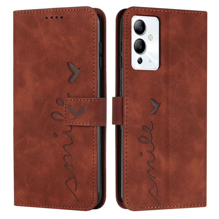 Custodia in pelle con motivo a cuore per Infinix Note 12 VIP, Note 12/12 Pro