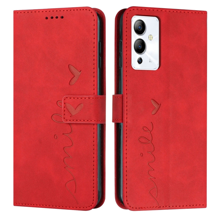 Custodia in pelle con motivo a cuore per Infinix Note 12 VIP, Note 12/12 Pro
