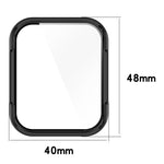 Custodia PC con pellicola in vetro temperato per smartwatch