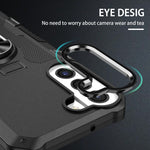 Custodia per telefono ibrida con armatura porta anello, For Samsung Galaxy S22 5G, For Samsung Galaxy S22+ 5G, For Samsung Galaxy S22 Ultra 5G, For Samsung Galaxy S21 5G
