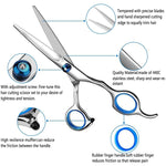 Kit forbici taglio piatto parrucchiere 2-12 pezzi