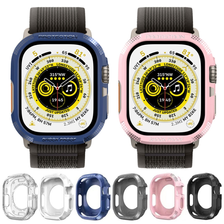 Custodia TPU fibra di carbonio per Apple Watch Ultra 49mm