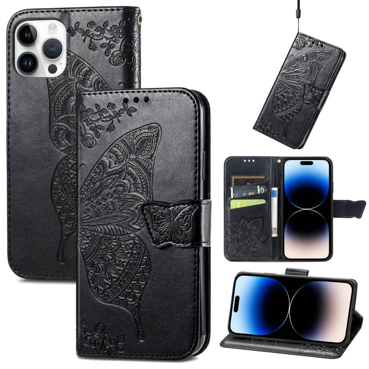 Custodia in pelle goffrata per iPhone 14 Pro Max