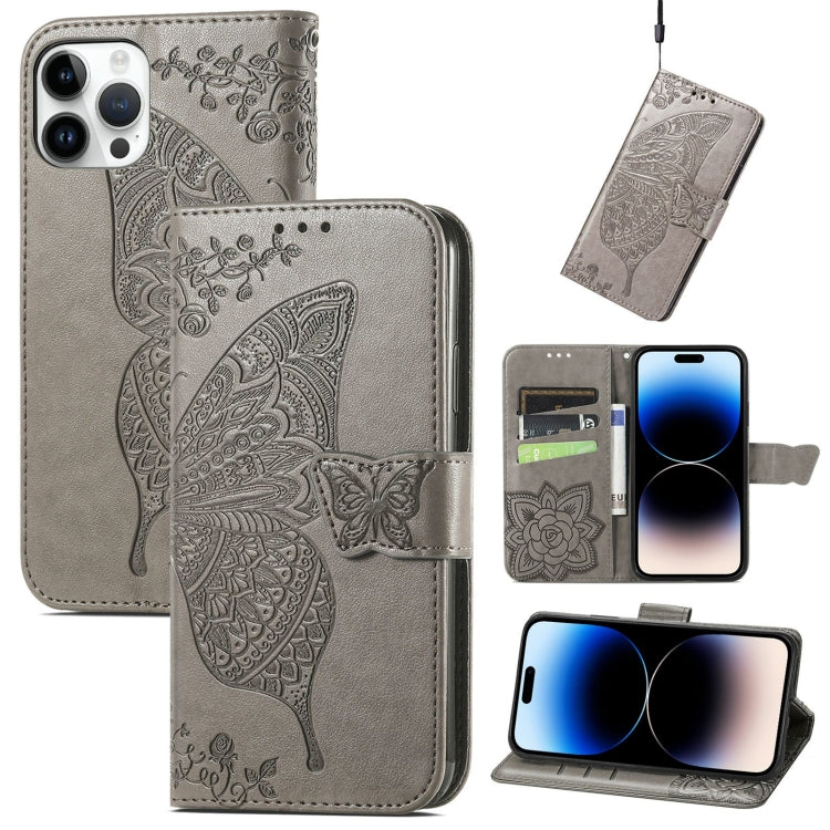 Custodia in pelle goffrata per iPhone 14 Pro Max