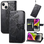 Custodia in pelle goffrata per iPhone 14 Pro Max
