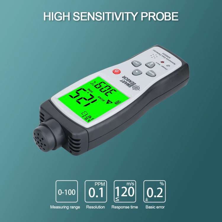 Rilevatore portatile di gas ammoniaca NH3 SmartSensor AR8500, AR8500