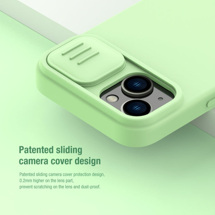 Custodia in silicone liquido per iPhone 14 NILLKIN CamShield