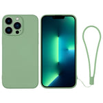 Custodia in silicone con cinturino da polso per iPhone 13 Pro