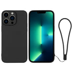 Custodia in silicone con cinturino da polso per iPhone 13 Pro