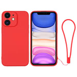 Custodia in silicone con cinturino per iPhone 11 Pro