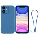 Custodia in silicone con cinturino per iPhone 11 Pro