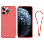 Custodia in silicone con cinturino per iPhone 11 Pro