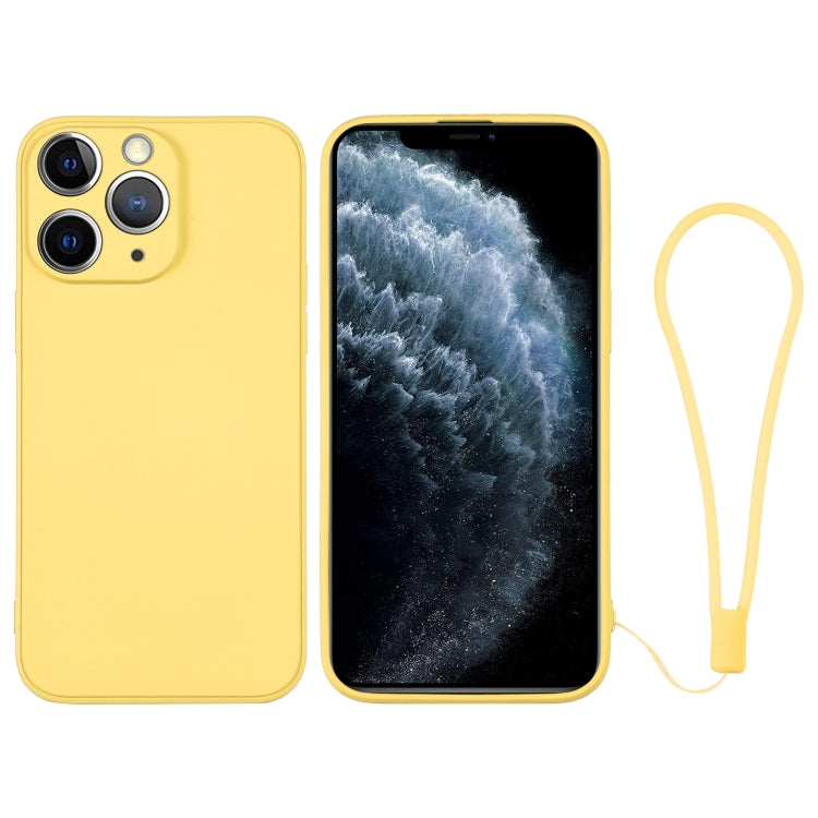 Custodia in silicone con cinturino per iPhone 11 Pro