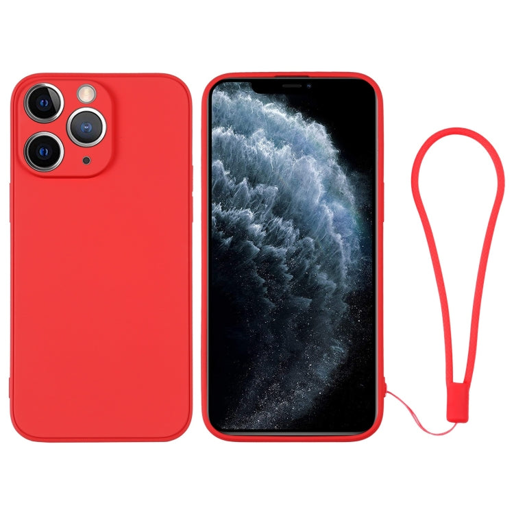 Custodia in silicone con cinturino per iPhone 11 Pro