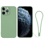 Custodia in silicone con cinturino per iPhone 11 Pro