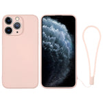 Custodia in silicone con cinturino per iPhone 11 Pro