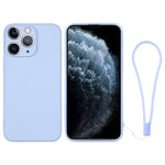 Custodia in silicone con cinturino per iPhone 11 Pro