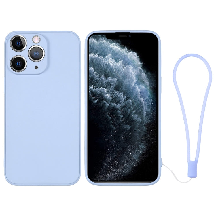 Custodia in silicone con cinturino per iPhone 11 Pro