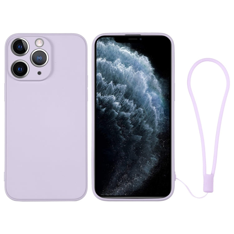 Custodia in silicone con cinturino per iPhone 11 Pro