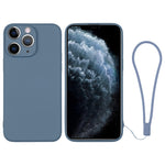 Custodia in silicone con cinturino per iPhone 11 Pro