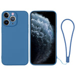 Custodia in silicone con cinturino per iPhone 11 Pro