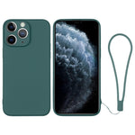 Custodia in silicone con cinturino per iPhone 11 Pro