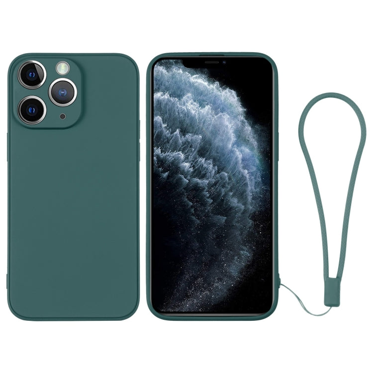 Custodia in silicone con cinturino per iPhone 11 Pro